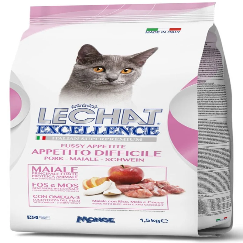 Monge Cibo Per Gatti Linea Lechat Appetito Difficile 1.5Kg