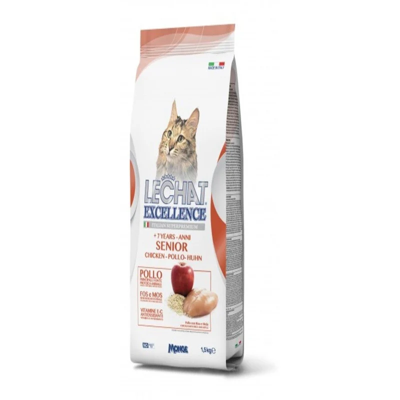 Monge Cibo Per Gatti Linea Lechat Senior Pollo 1.5Kg