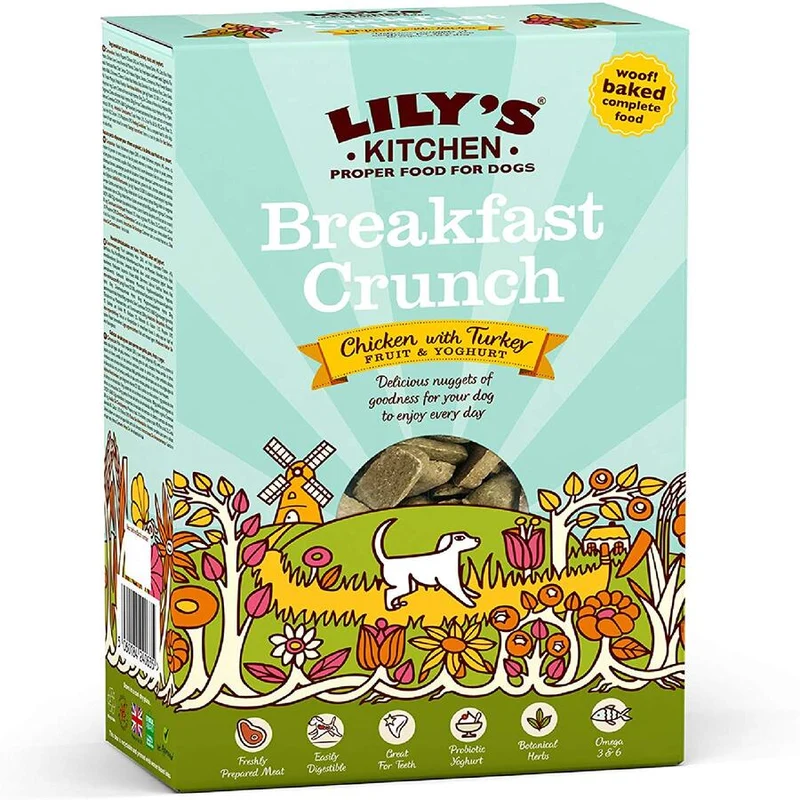 Lily's Kitchen cibo per cani croccantini colazione 800g