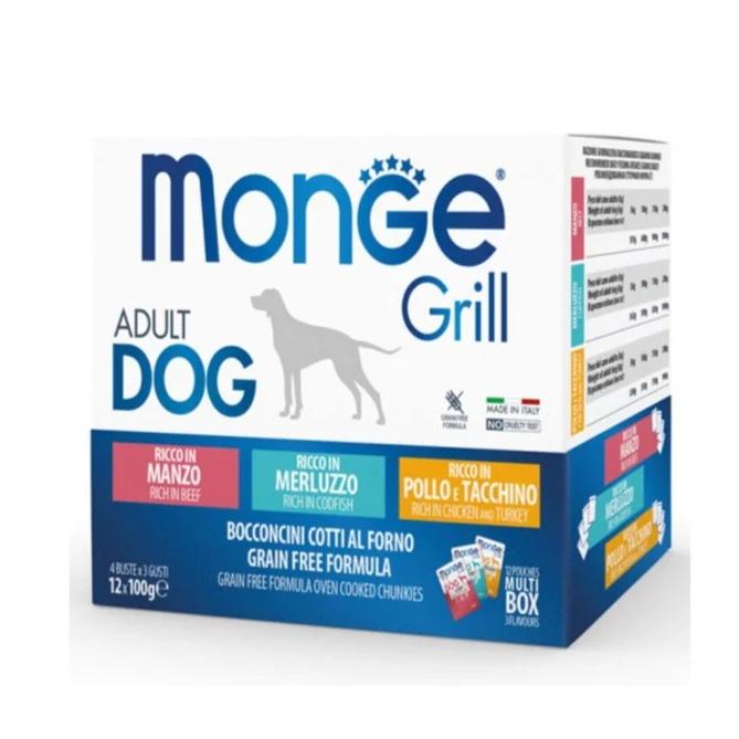 Monge Grill Mix cibo per cani 100gr