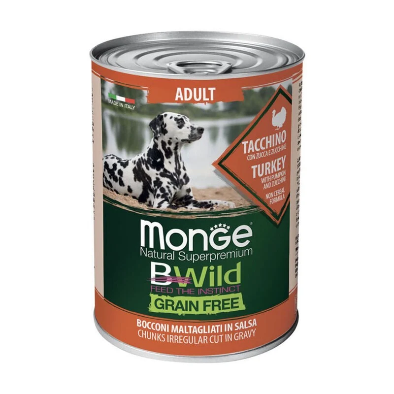 Monge Grain Free Cibo Per Cani Adult 400Gr