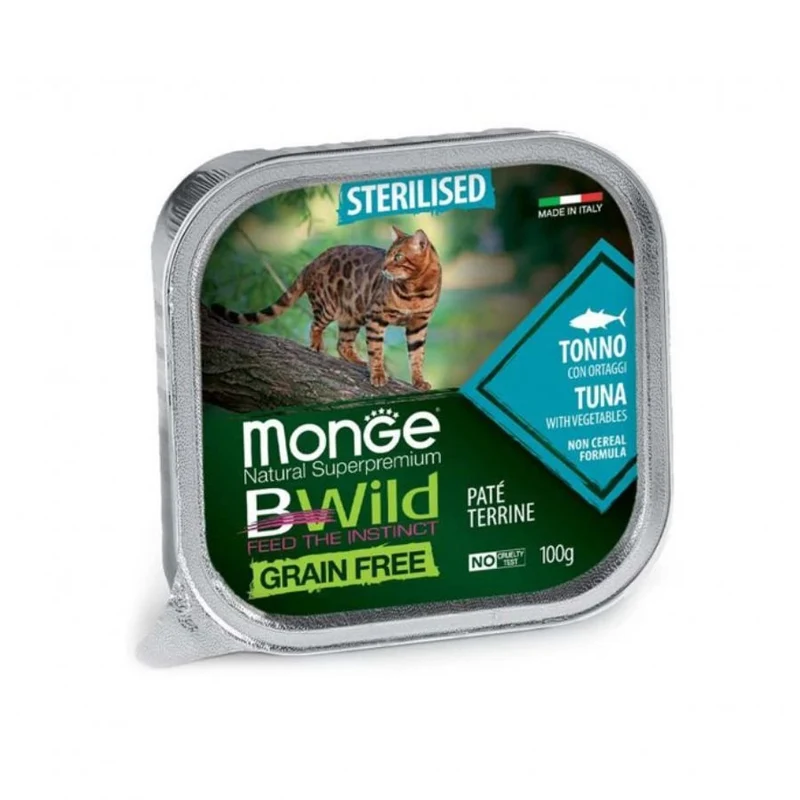 Monge Bwild Grain Free Cibo Per Gatti 100Gr