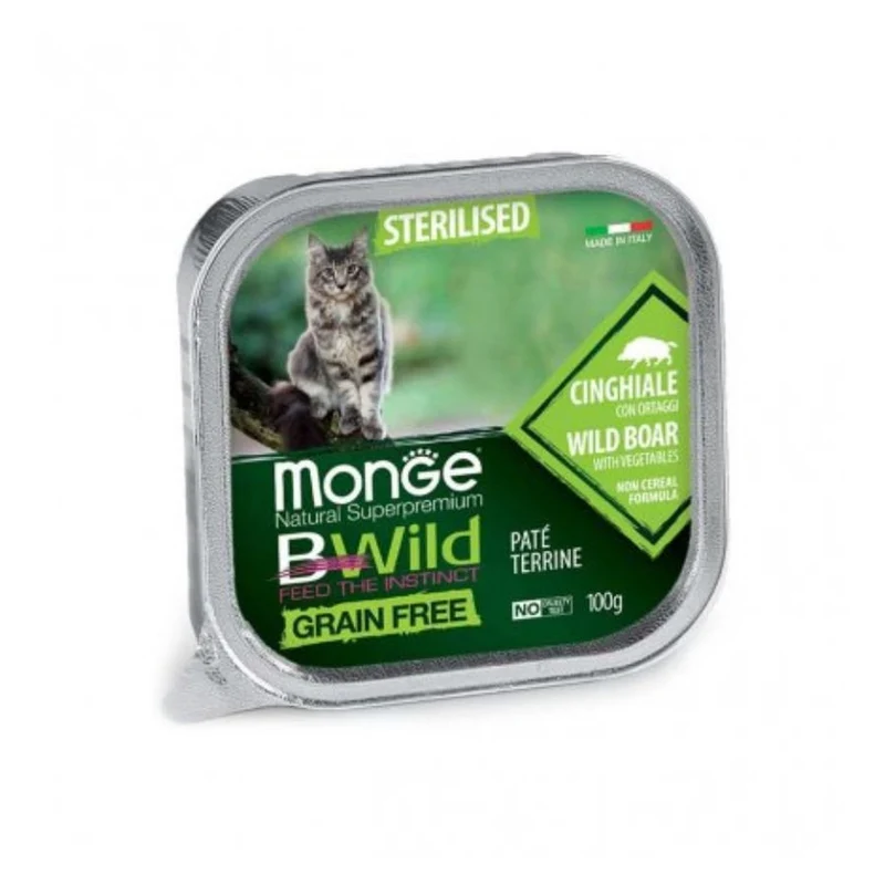 Monge Bwild Grain Free Cibo Per Gatti 100Gr