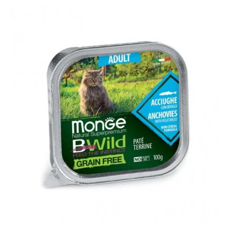 Monge Bwild Grain Free Cibo Per Gatti 100Gr
