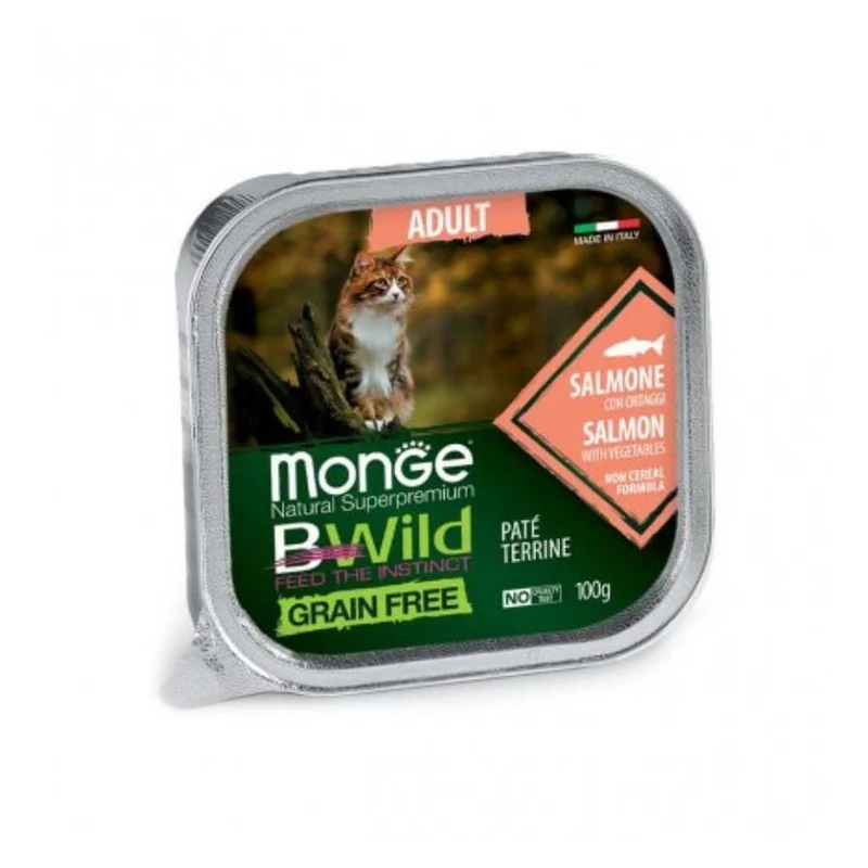 Monge Bwild Grain Free Cibo Per Gatti 100Gr