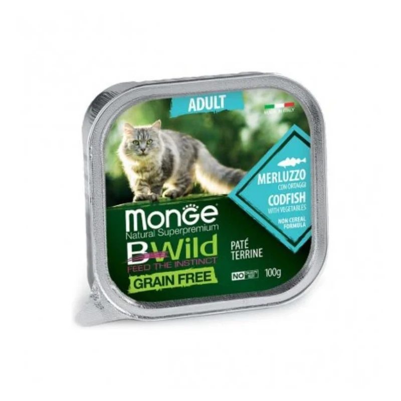 Monge Bwild Grain Free Cibo Per Gatti 100Gr