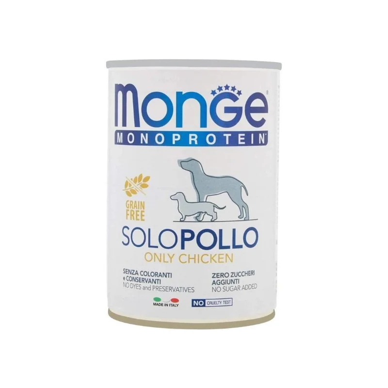 Monge Monoprotein Cibo Per Cani Tutte Le Taglie 400Gr