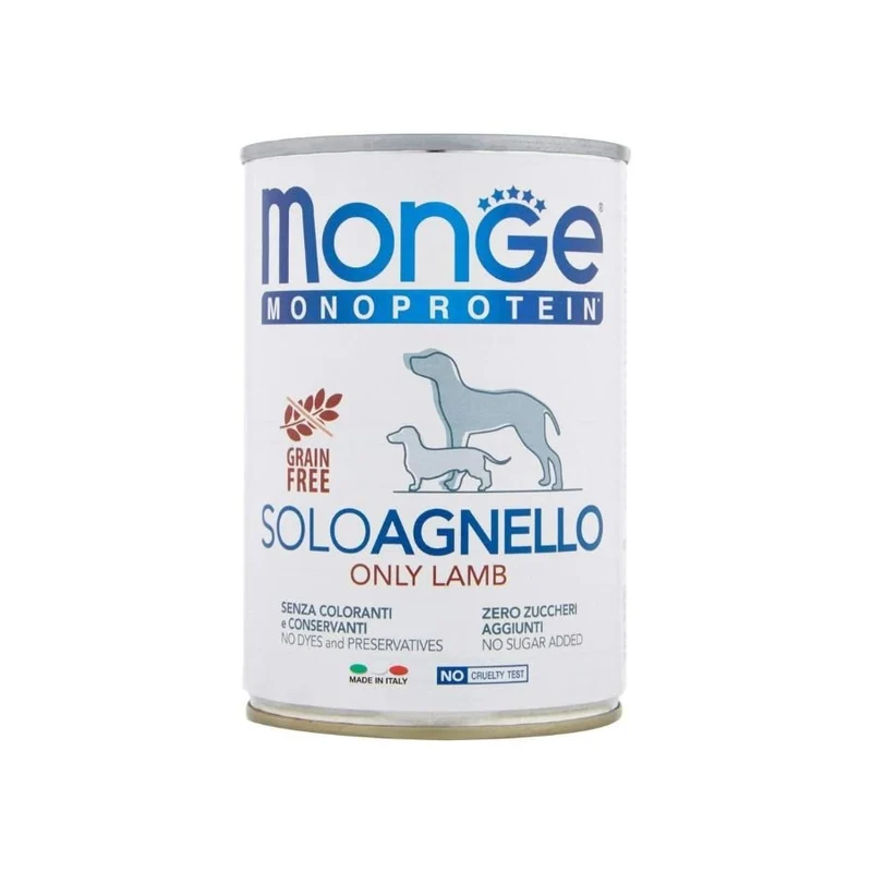 Monge Monoprotein Cibo Per Cani Tutte Le Taglie 400Gr