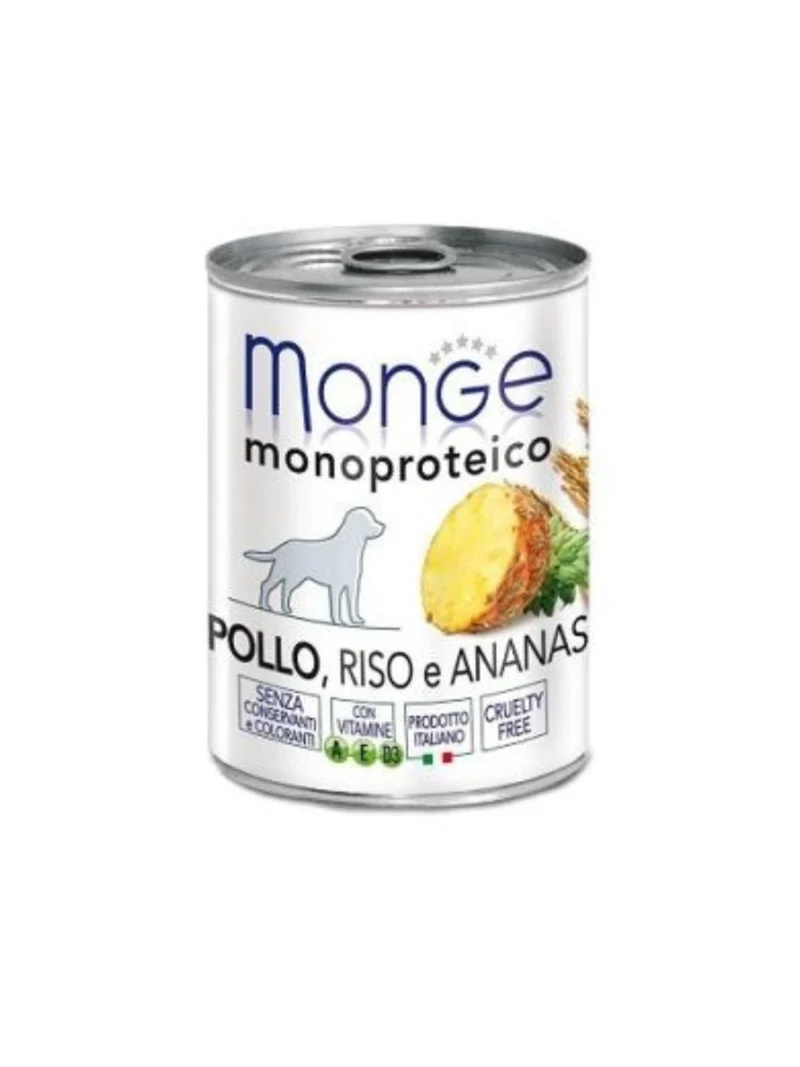 Monge Frutta Monoprotein Cibo Per Cani 400Gr