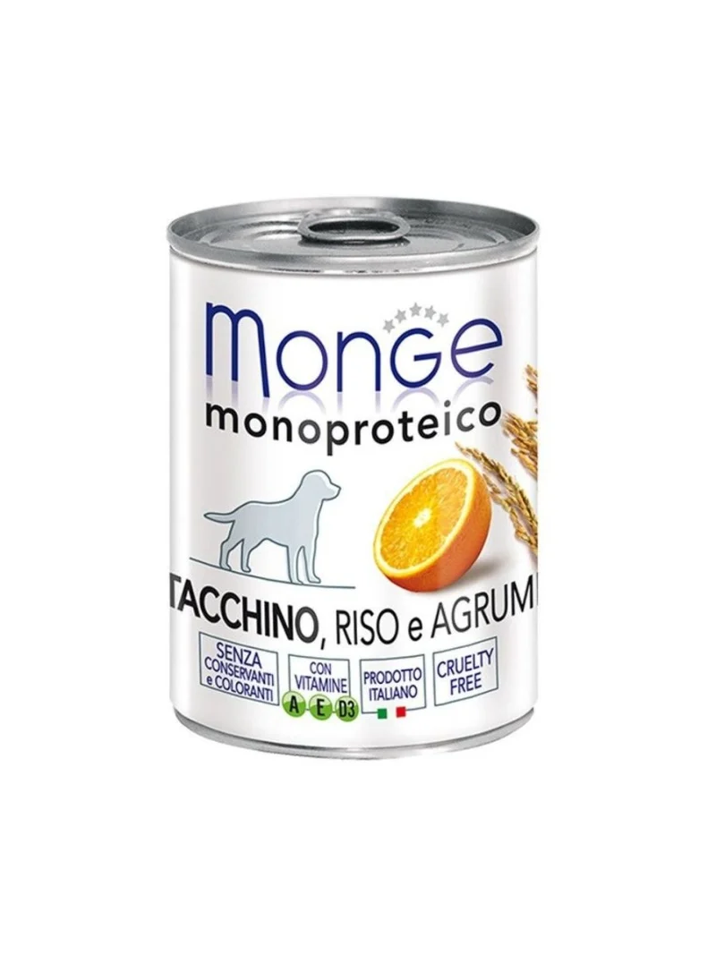 Monge Frutta Monoprotein Cibo Per Cani 400Gr