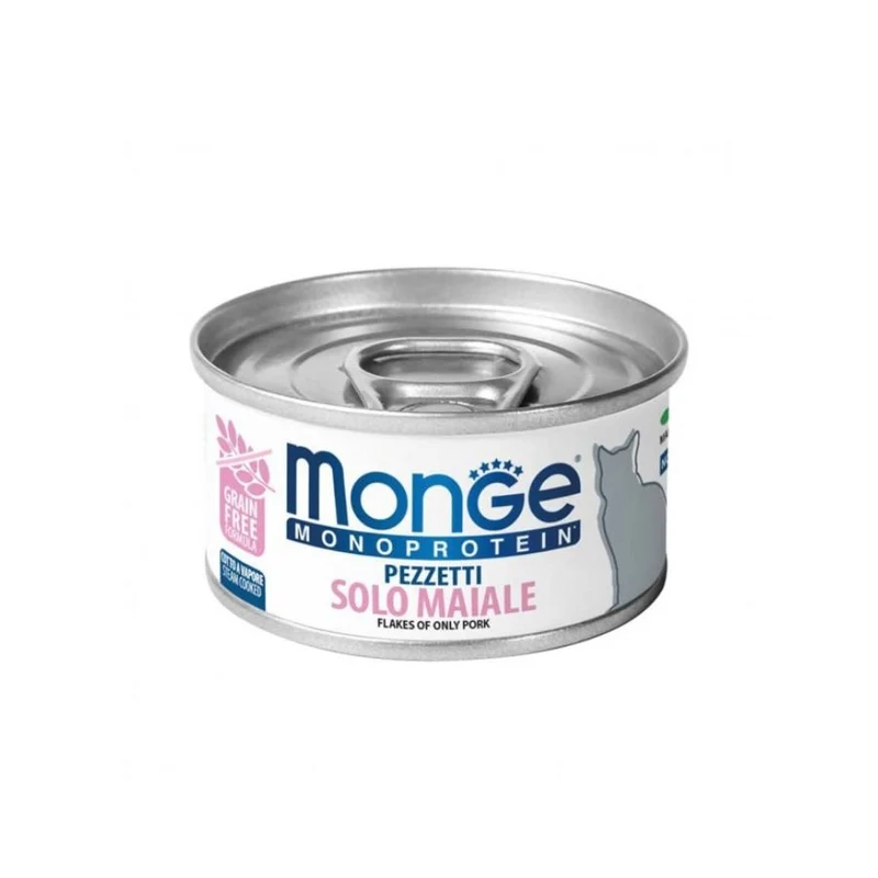 Monge Monoprotein Cibo In Pezzetti Per Gatti 80Gr