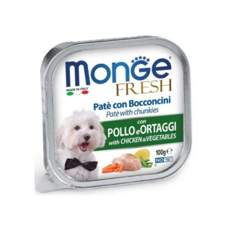 Monge Fresh Cibo Per Cani In Vaschetta 100Gr