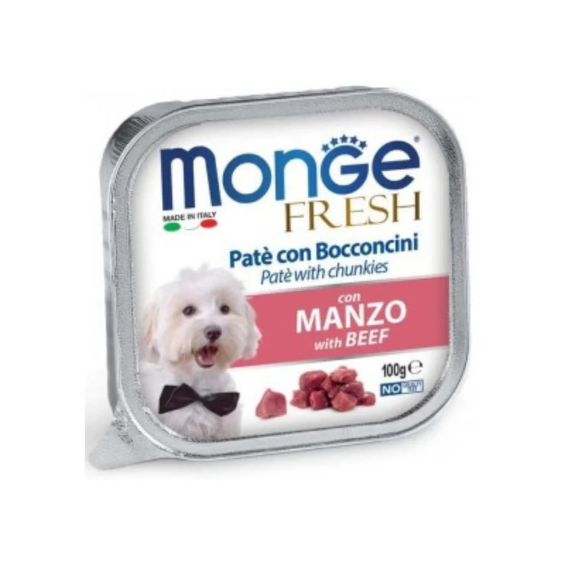 Monge Fresh Cibo Per Cani In Vaschetta 100Gr