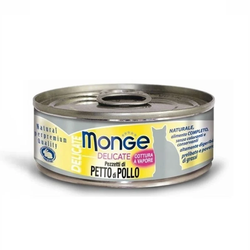 Monge Delicate Monodose Cibo Per Gatti 80 Gr