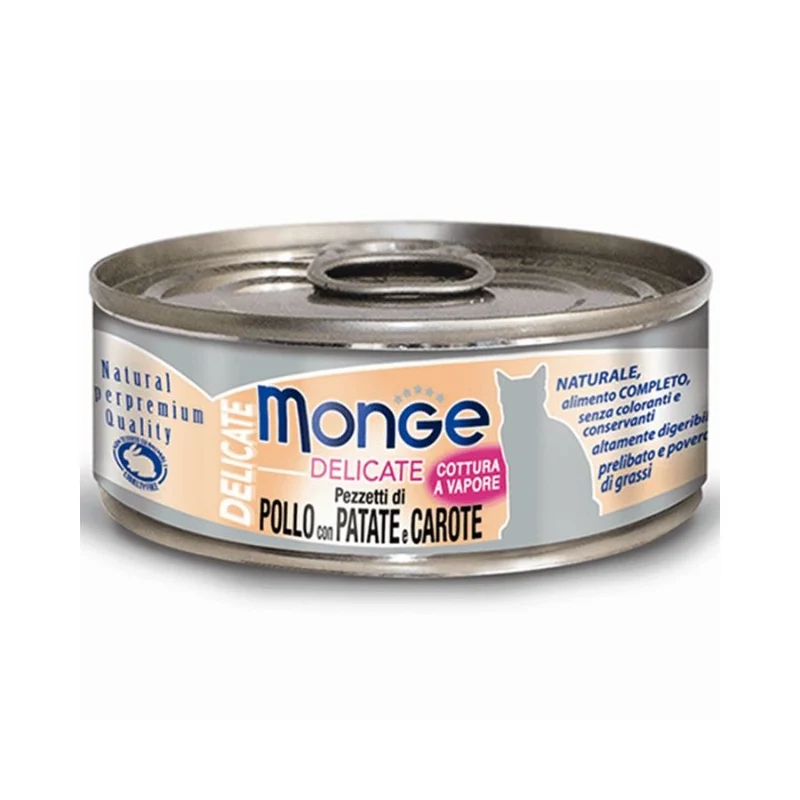 Monge Delicate Monodose Cibo Per Gatti 80 Gr