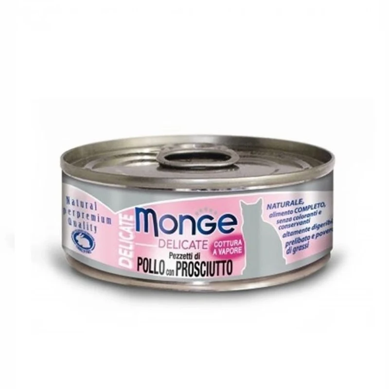 Monge Delicate Monodose Cibo Per Gatti 80 Gr