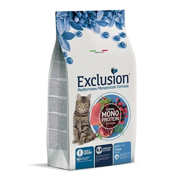 Exclusion Mediterraneo Cibo Per Gatti Adulti Gusto Tonno 1,5Kg
