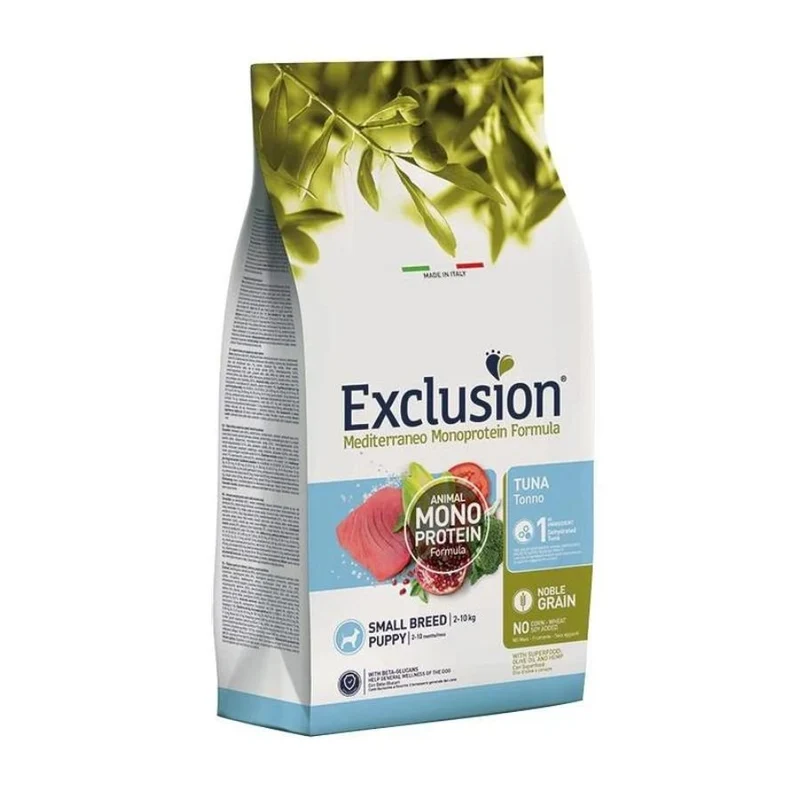 Exclusion Mediterraneo cibo per cani puppy taglia mini 2Kg