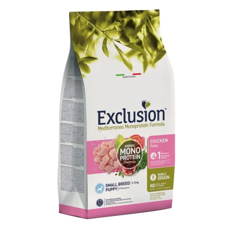 Exclusion Mediterraneo Cibo Per Cani Puppy Taglia Mini 2Kg
