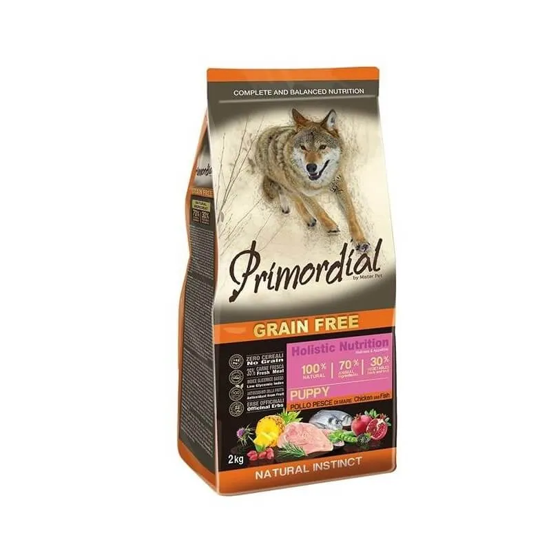Primordial Grain Free Cibo Per Cani Puppy Pollo E Pesce 2Kg