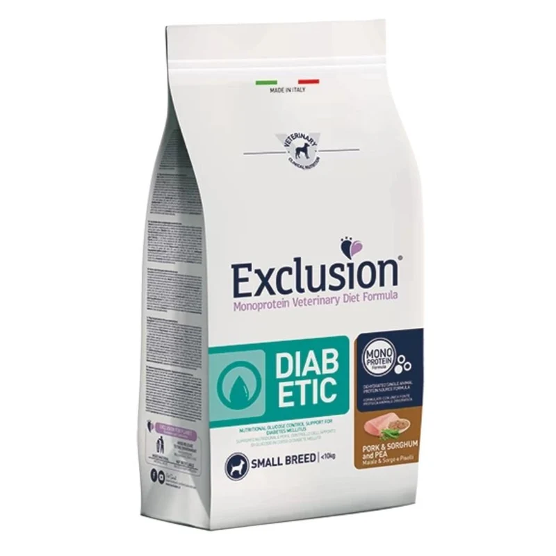 Exclusion Diabetic Cibo Per Cani Adulti Taglia Mini 2Kg