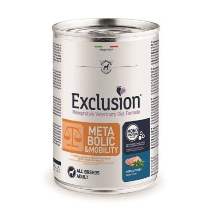 Exclusion Cibo Per Cani Adulti Tutte Le Taglie Maiale 400Gr