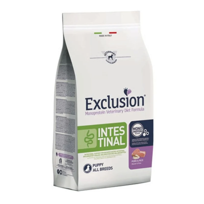Exclusion Cibo Per Cani Cuccioli Maiale E Riso 2Kg