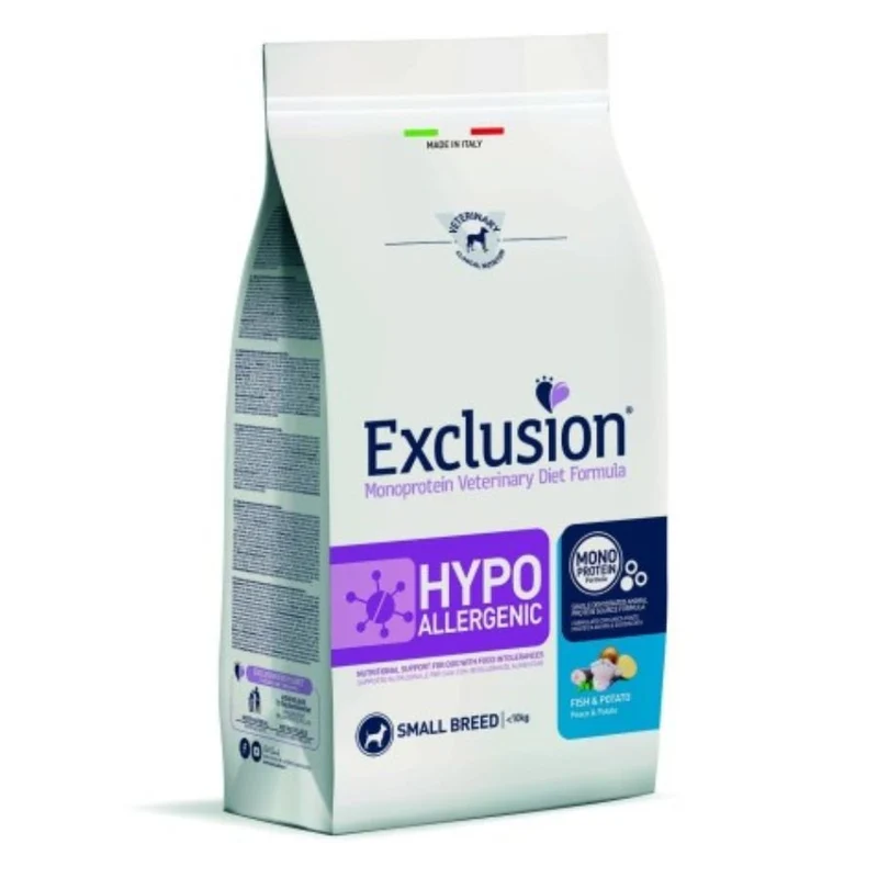 Exclusion Cibo Cani Adulti Taglia Mini Pesce E Patate 2Kg
