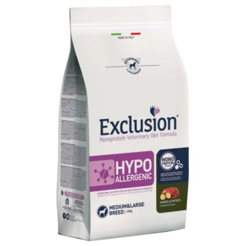 Exclusion hypo cavallo cani taglia medium large 12Kg