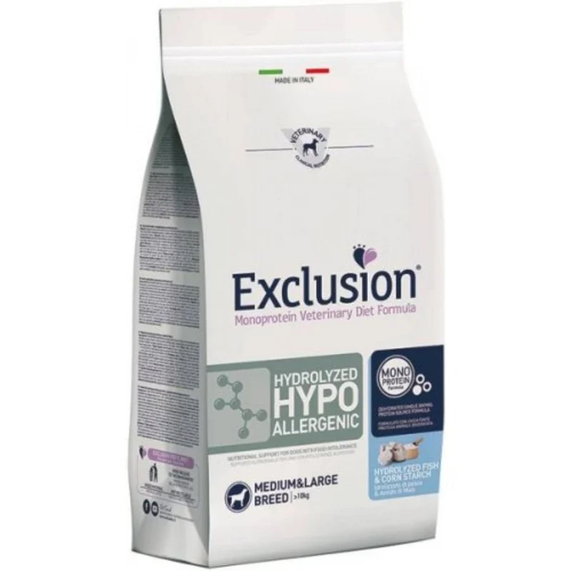 Exclusion Diet Hydrolyzed Cane Adulto Taglia Medium/Large 12Kg