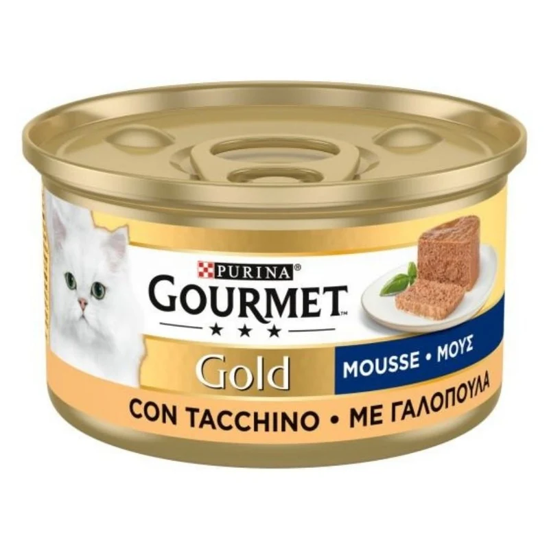 Gourmet Gold Mousse Carne E Pesce Per Gatti 85G