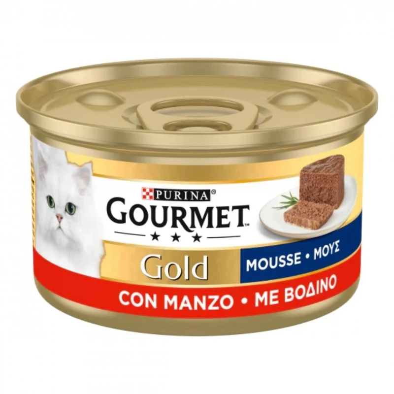 Gourmet Gold Mousse Carne E Pesce Per Gatti 85G
