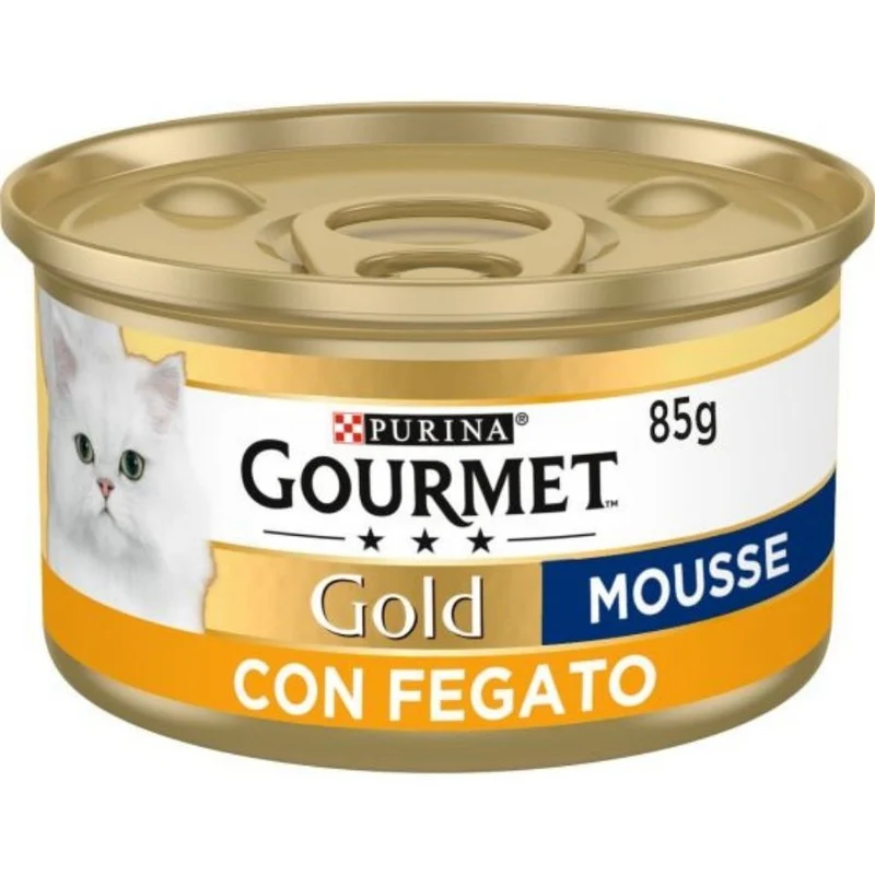 Gourmet Gold Mousse Carne E Pesce Per Gatti 85G