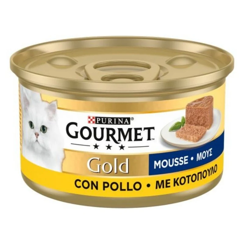 Gourmet Gold Mousse Carne E Pesce Per Gatti 85G