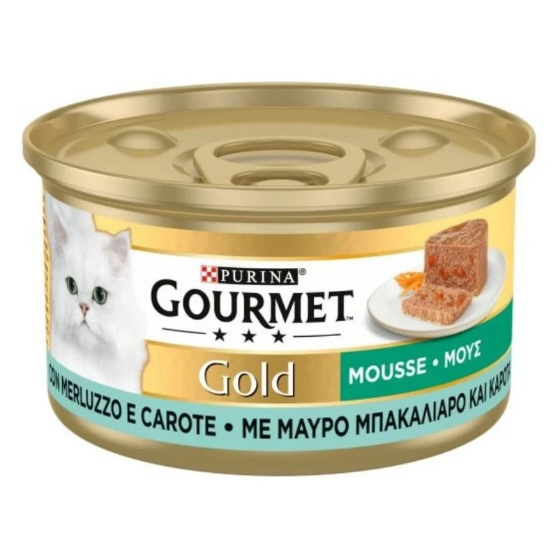 Gourmet Gold Mousse Verdure Con Carne E Pesce Per Gatti 85G