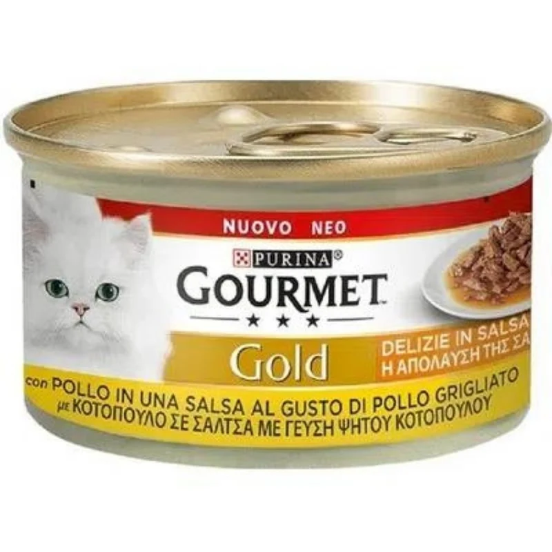 Gourmet Gold Delizie In Salsa Carne E Pesce Per Gatti 85G