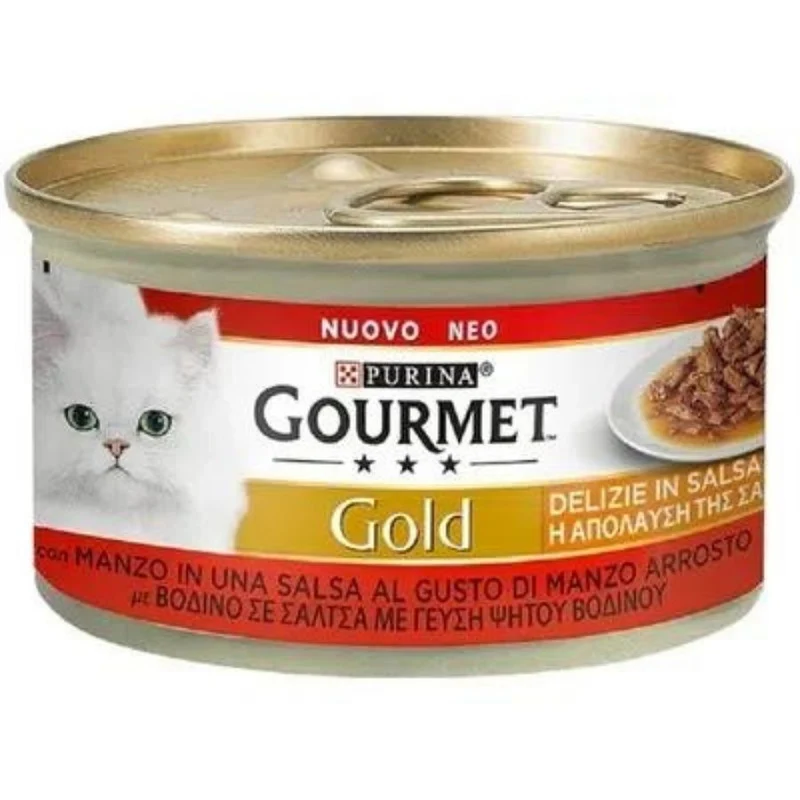 Gourmet Gold Delizie In Salsa Carne E Pesce Per Gatti 85G