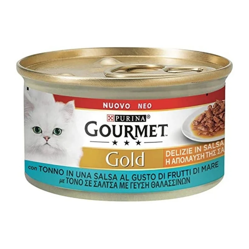Gourmet Gold Delizie In Salsa Carne E Pesce Per Gatti 85G