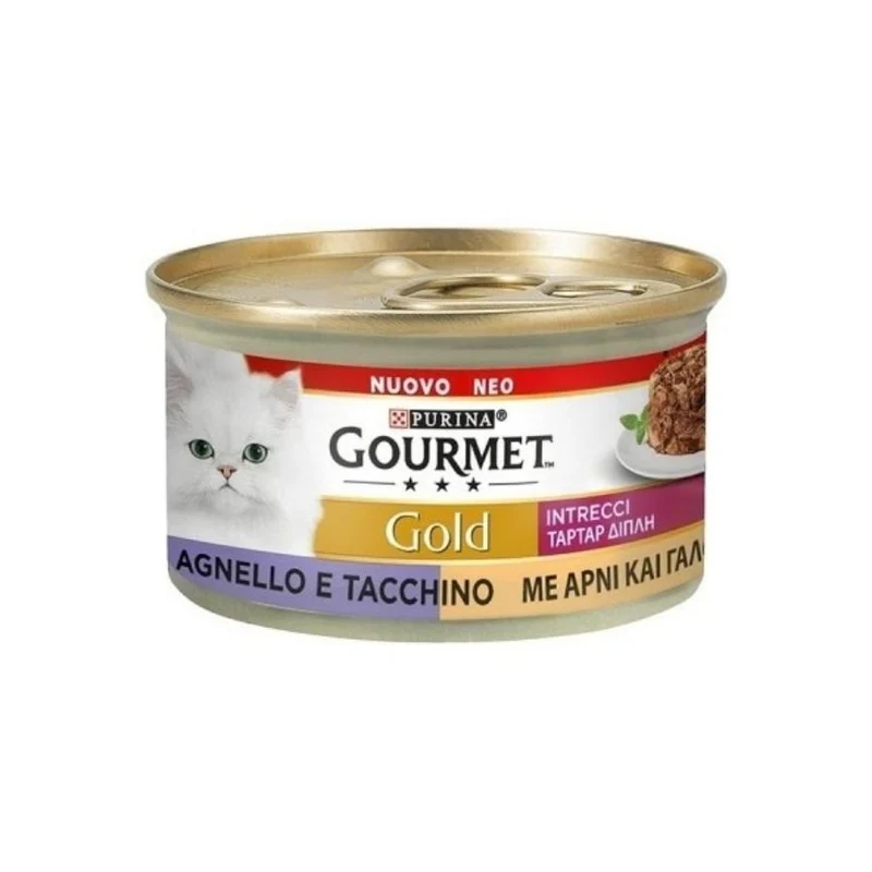 Gourmet Gold Intrecci Di Gusto Carne E Pesce Per Gatti 85G