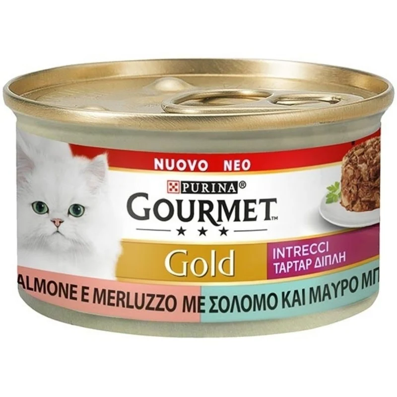 Gourmet Gold Intrecci Di Gusto Carne E Pesce Per Gatti 85G