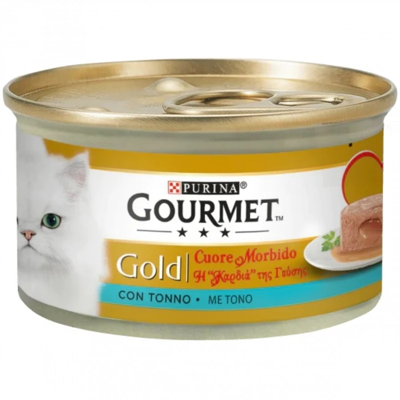 Gourmet Gold Cuore Morbido Mousse Per Gatti 85G