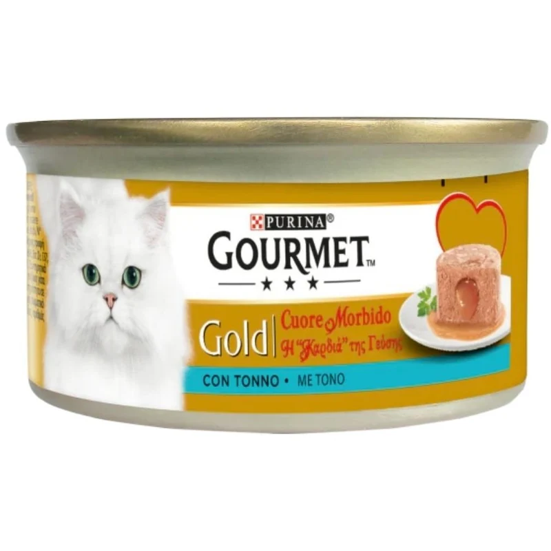 Gourmet Gold Cuore Morbido Mousse Per Gatti 85G