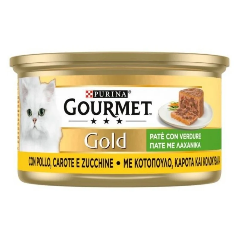 Gourmet Gold Patè Carne E Verdure Per Gatti 85G