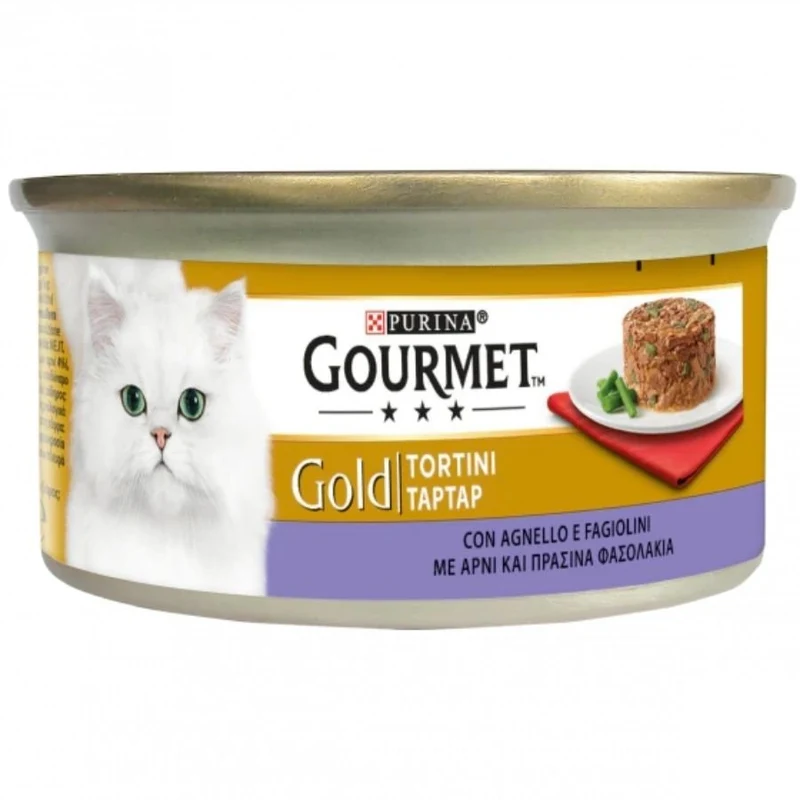 Gourmet Gold Tortini Carne E Verdure Per Gatti Adulti 85G