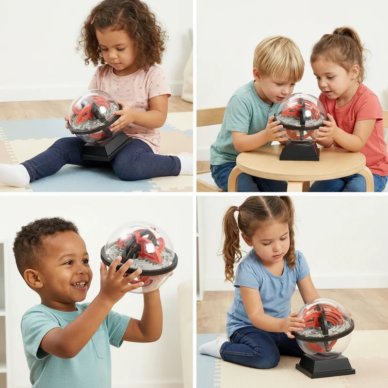 Puzzle Toy 3D Maze Ball Brain Teaser Kids Adults