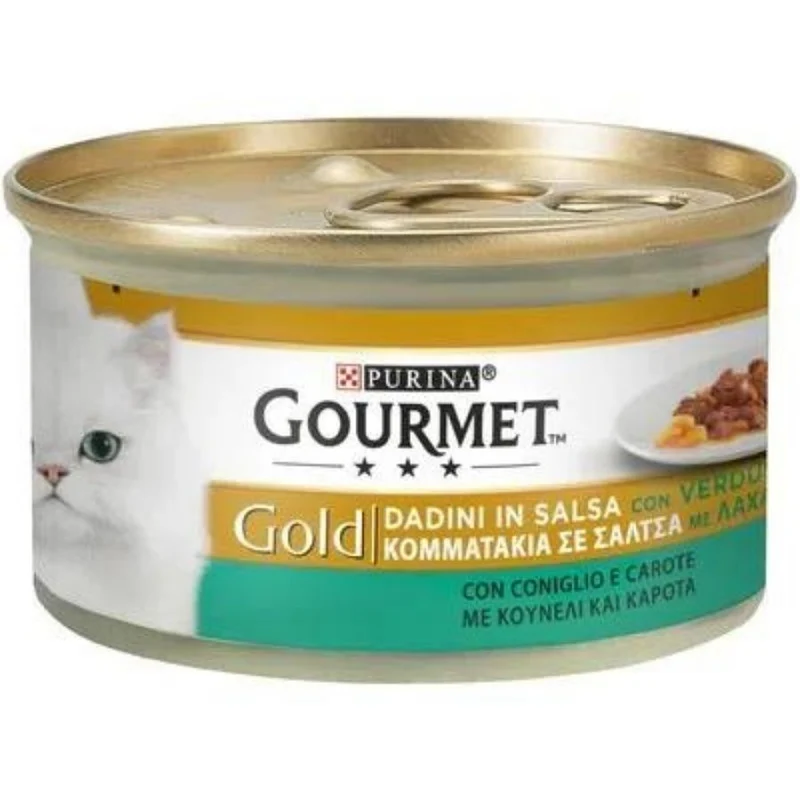 Gourmet Gold Dadini In Salsa Con Verdure Per Gatti 85G