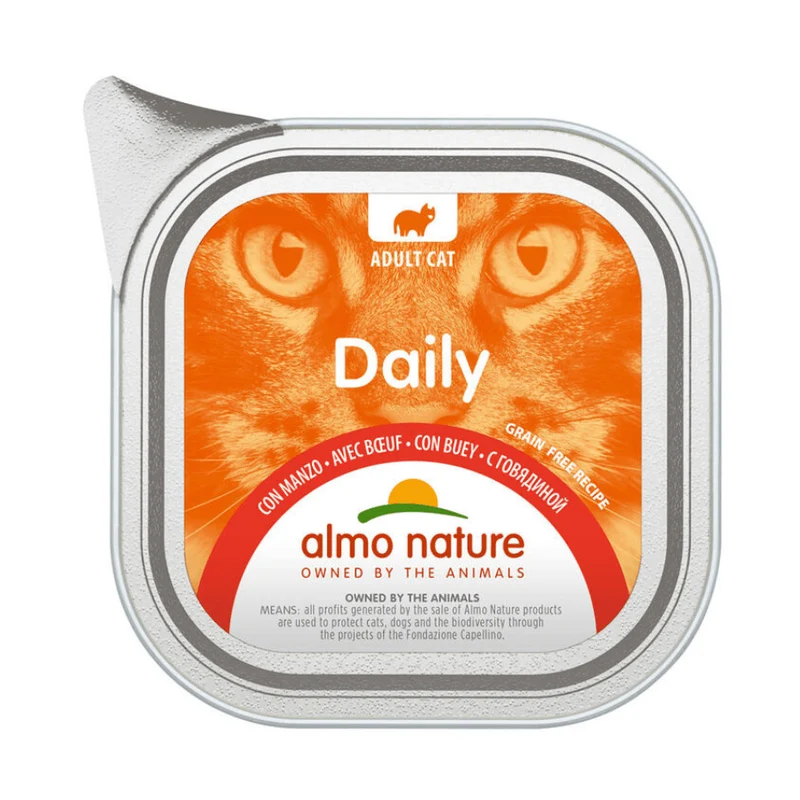 Almo Nature Daily Manzo 100 gr per Gatti