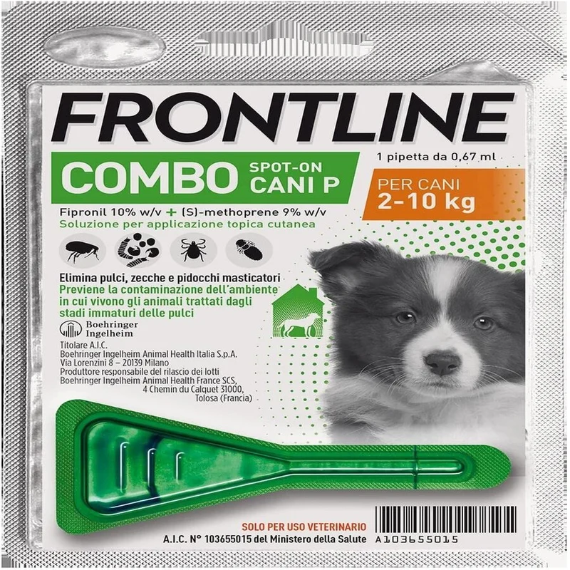 Frontline Antiparassitario Combo Spot-on Per Cani 2-10Kg 1 Pipetta