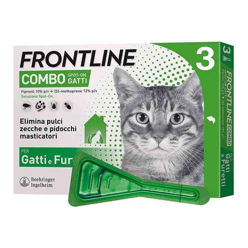 Frontline Antiparassitario Combo Spot On Per Gatti 3 Pipette