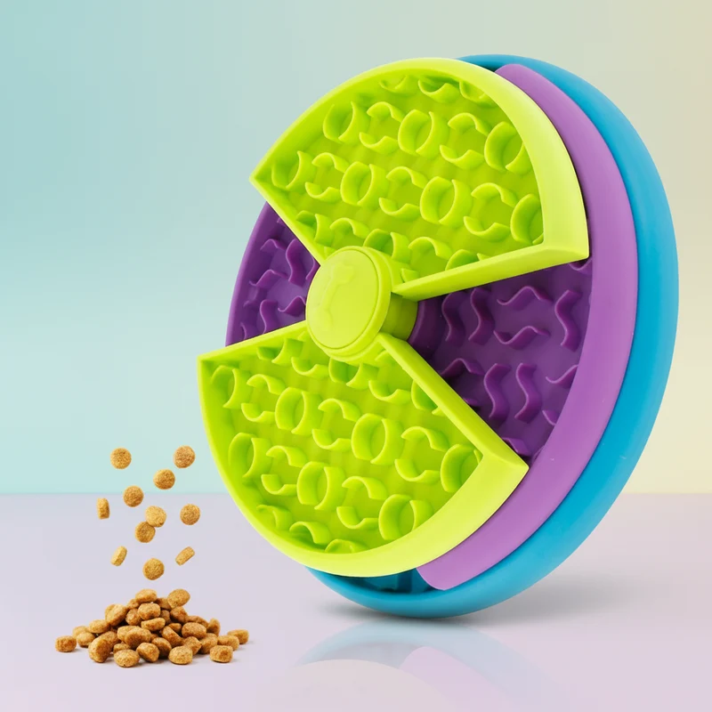 Slow Feeder Dog Bowl Interactive Puzzle Food Dish Healthy Eating